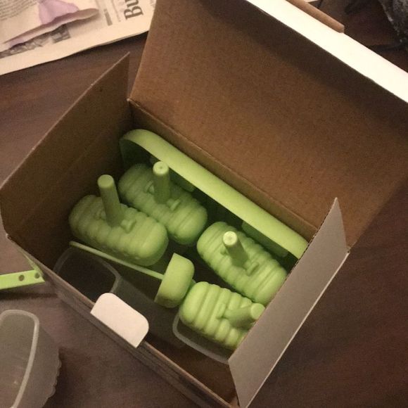 New Set of Six standing Popsicle Maker kitchen kit homemade ice pops summer pack - Picture 7 of 7